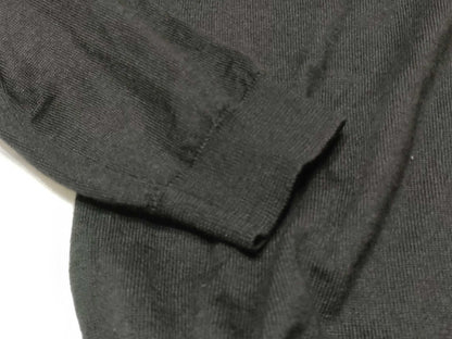 GUCCI Knit Sweater with Embroidered Logo, Size L, Tops
