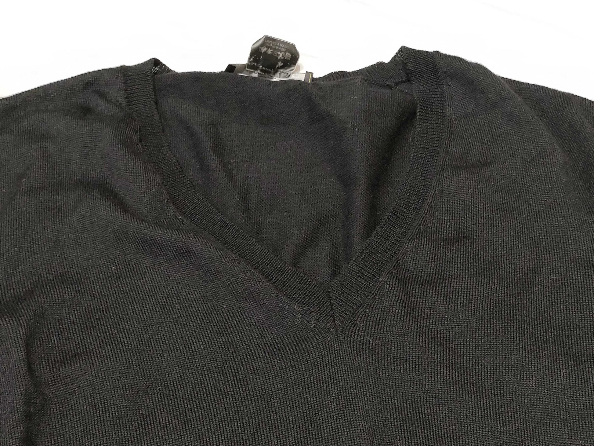 GUCCI Knit Sweater with Embroidered Logo, Size L, Tops
