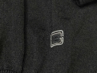 GUCCI Knit Sweater with Embroidered Logo, Size L, Tops