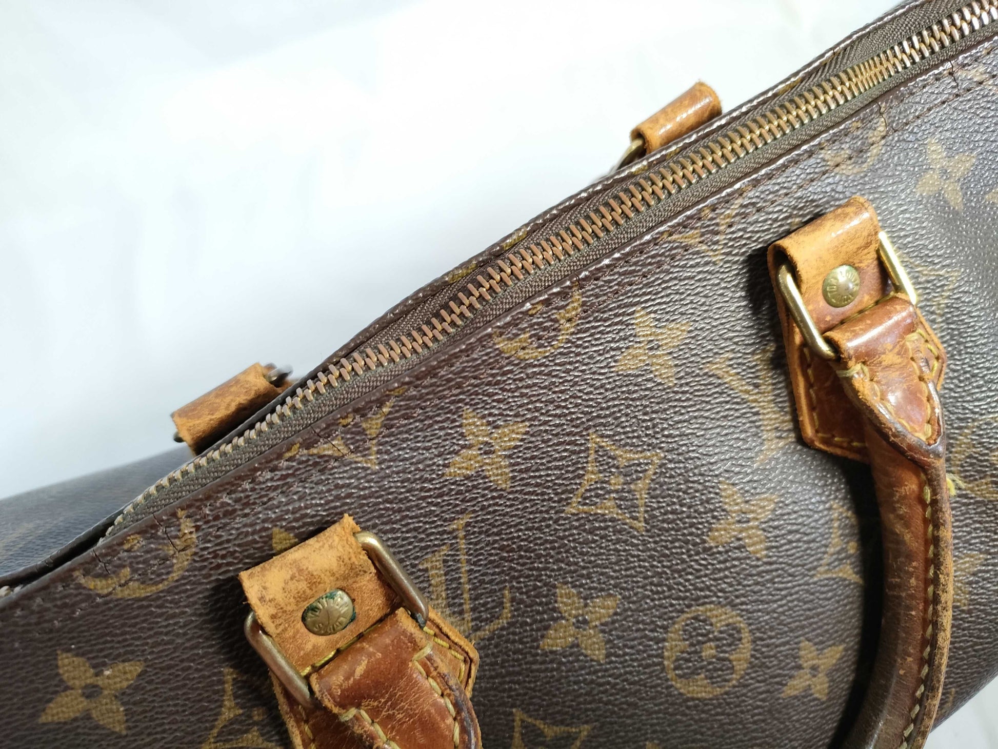 LOUIS VUITTON Monogram Speedy 35 M41524 / VI0972 Handbag