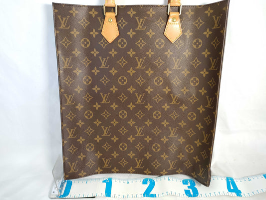 LOUIS VUITTON Monogram Sac Plat M51140 / Serial Number Unknown Handbag