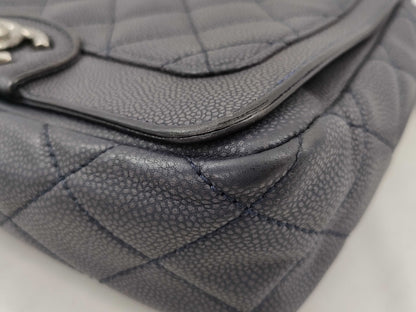 CHANEL Caviar Skin Shoulder Bag with Seal