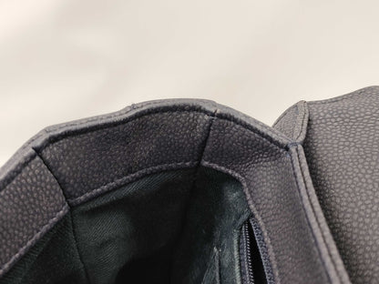 CHANEL Caviar Skin Shoulder Bag with Seal