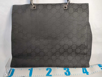 GUCCI Bamboo Tote Bag Black