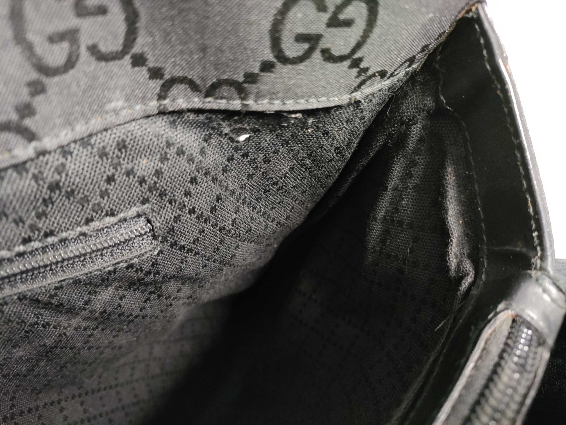 GUCCI Bamboo Tote Bag Black