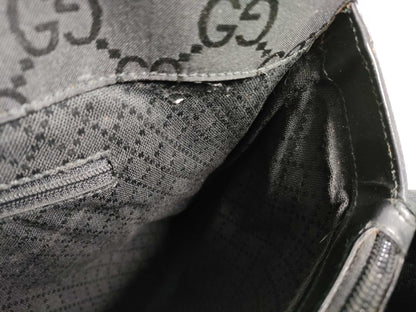 GUCCI Bamboo Tote Bag Black