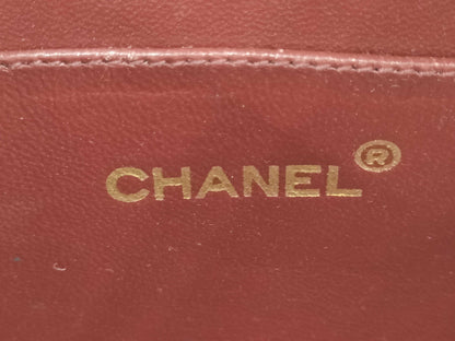 CHANEL Matelasse Chain Shoulder Bag Lambskin Round Shoulder Bag