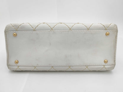 CHANEL Wild Stitch Bag Lambskin Handbag