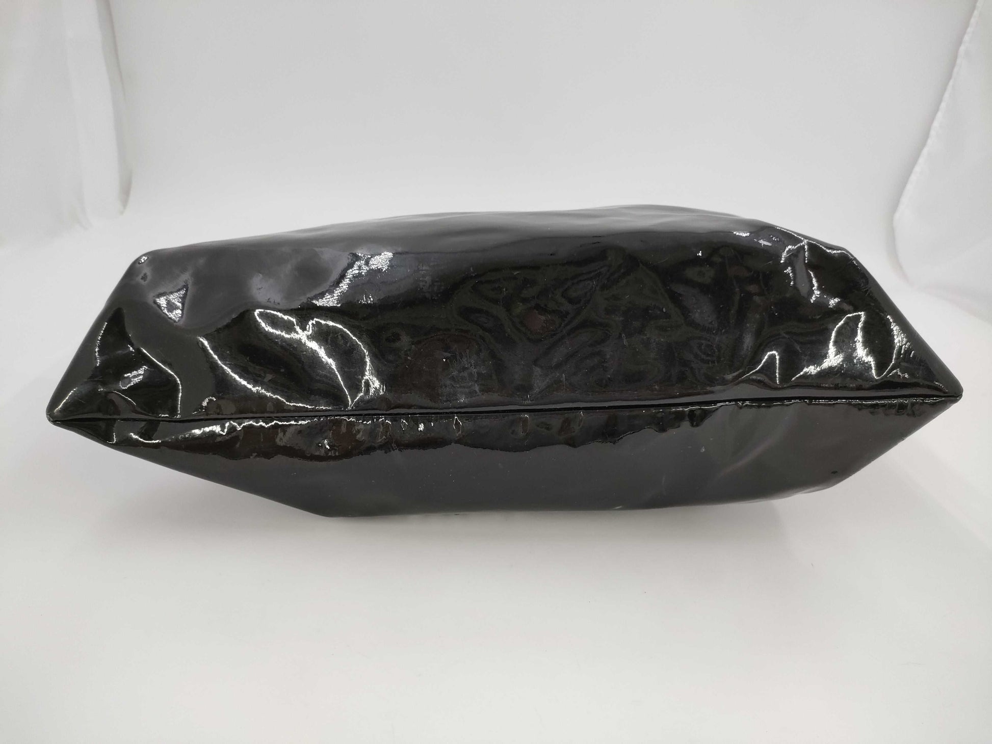 CHANEL Patent Leather Bonbon Chain Shoulder Bag