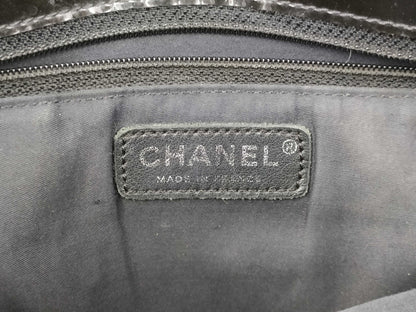 CHANEL Patent Leather Bonbon Chain Shoulder Bag