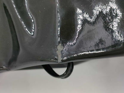 CHANEL Patent Leather Bonbon Chain Shoulder Bag