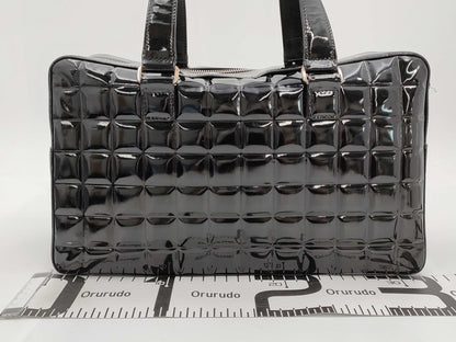 CHANEL Chocolate Bar Patent Handbag