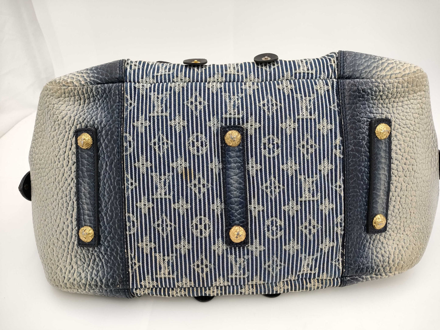 LOUIS VUITTON Polka Dots Panama Bowie Boston Bag