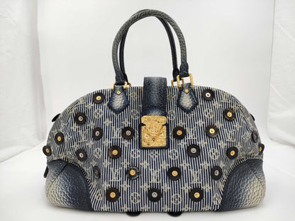 LOUIS VUITTON Polka Dots Panama Bowie Boston Bag