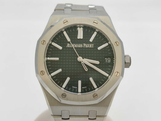 AUDEMARS PIGUET Royal Oak Khaki Green 15510ST.OO.1320ST.09 LK3173P-DN0522 Automatic Men's Watch