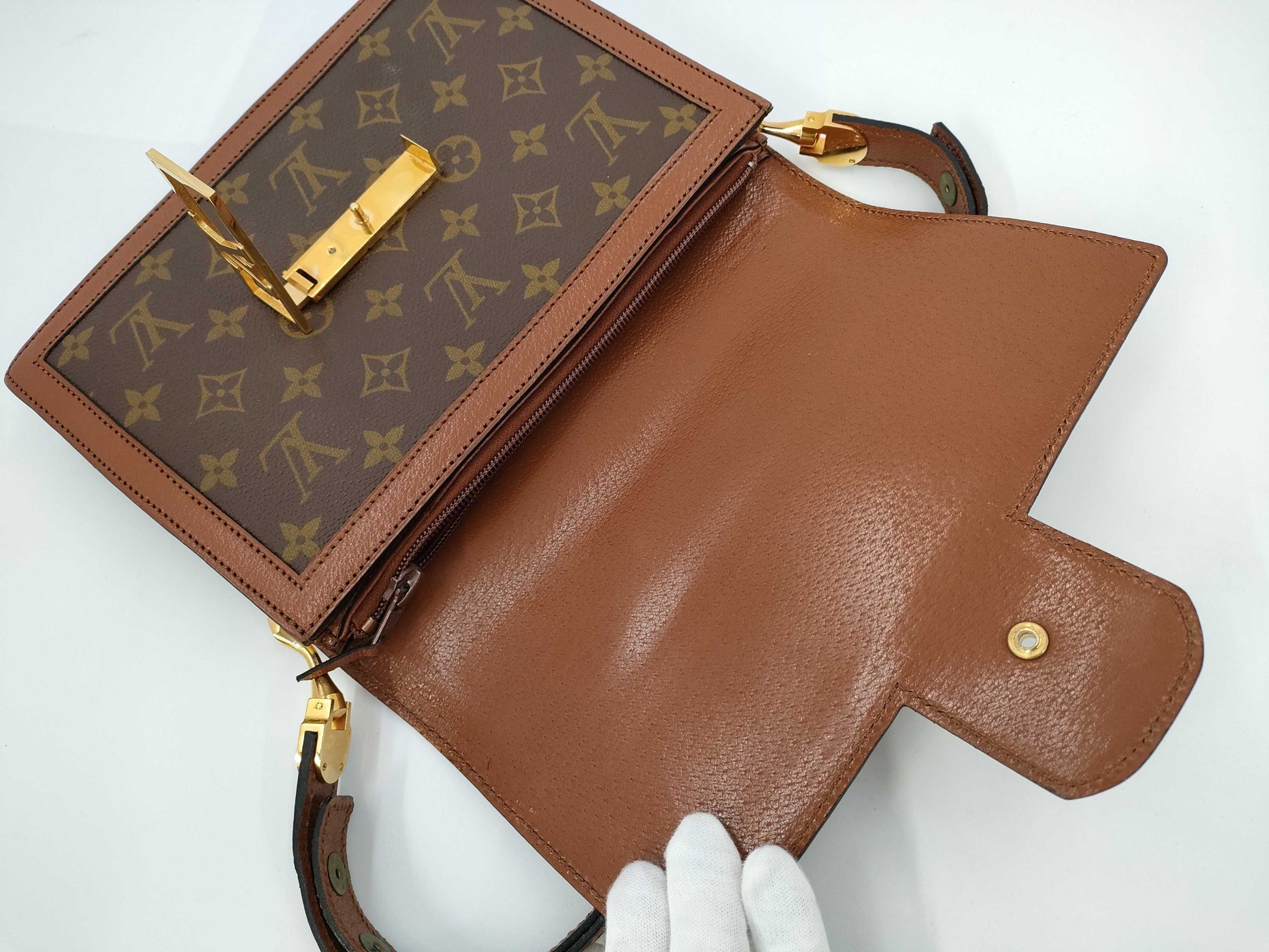 LOUIS VUITTON LOUIS VUITTON Monogram M51410 Sac Dauphine Bag