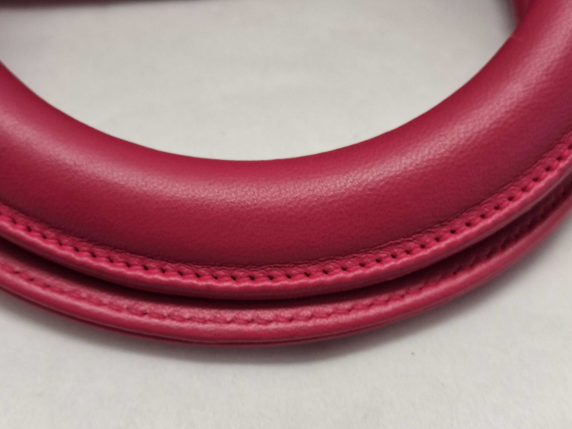 Dior Lady Dior Large Zip Handbag in Fuchsia Cannage Lambskin Leather and Gold, 16-BO-0193