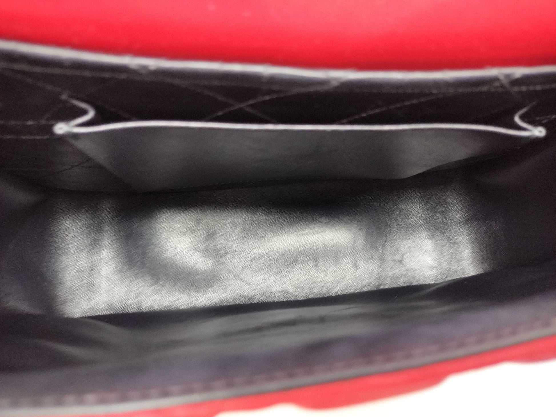 Dior Miss Dior Red Cannage Lambskin Leather Silver Shoulder Bag 01-BO-0174