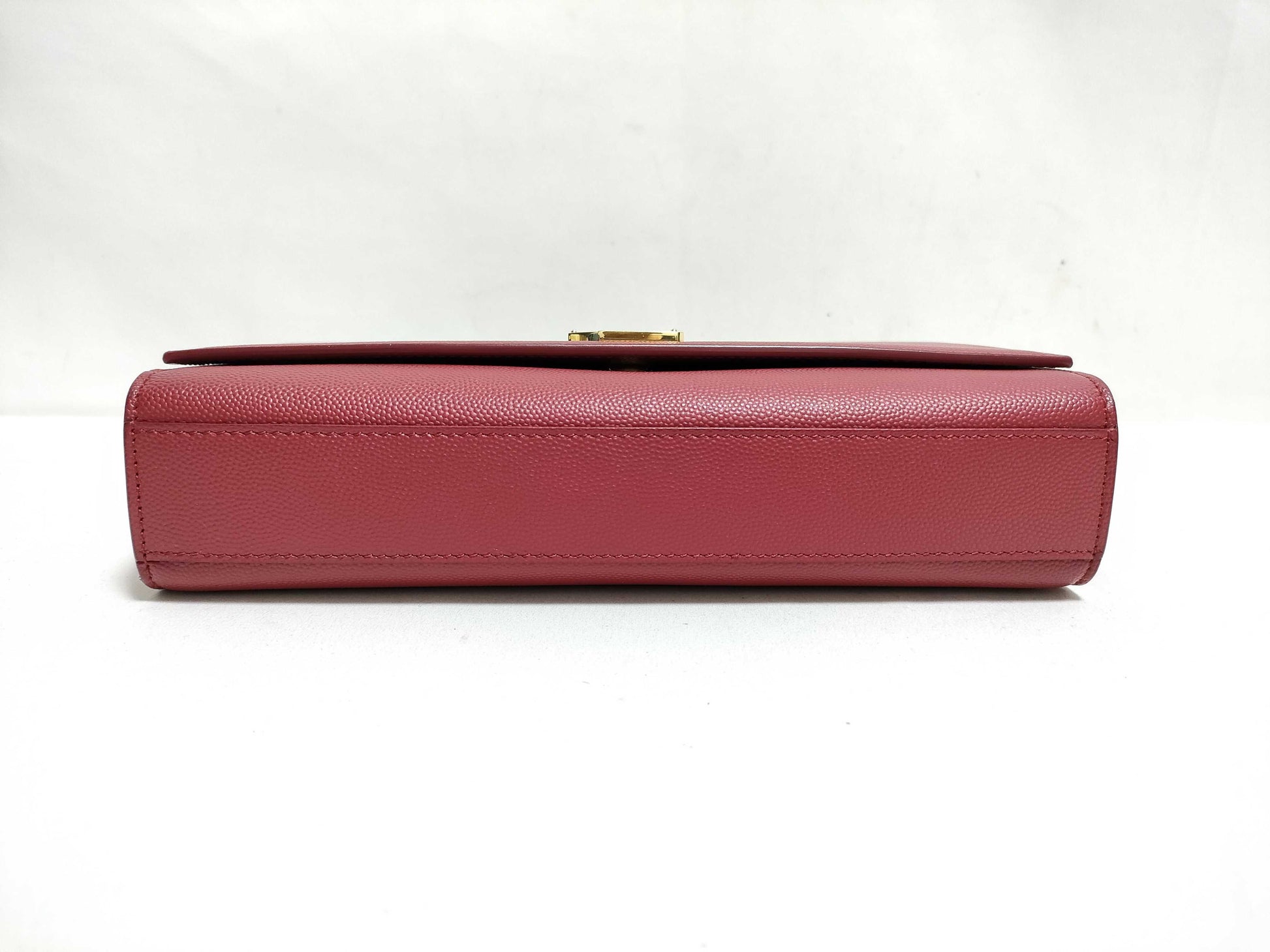 SAINT LAURENT Yves Saint Laurent Medium Kate Shoulder Bag in Red Grain de Poudre Leather with Gold, MAL 364021 0118