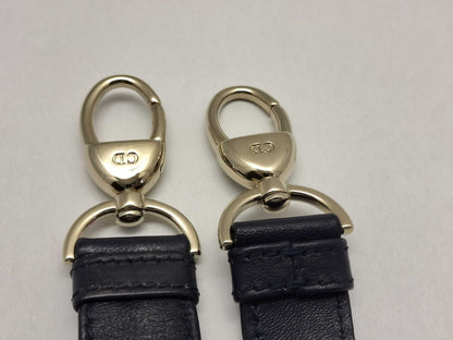 Dior Lady Dior Large Two-Tone Flap Handbag in Navy/Indigo Cannage Lambskin Leather with Gold Hardware 09-BO-1108