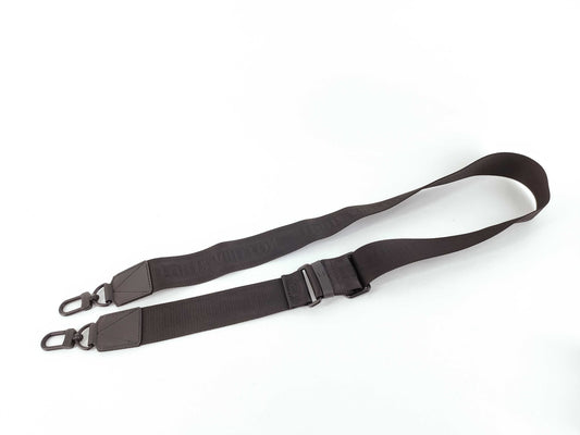 LOUIS VUITTON Louis Vuitton Signature Adjustable Strap Black with Black Hardware 95*5*.05cm Other Accessories