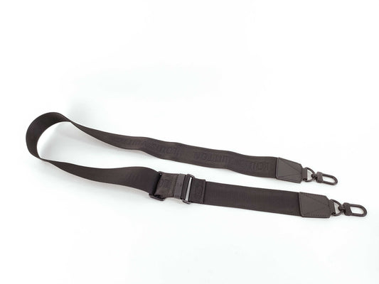 LOUIS VUITTON Louis Vuitton Signature Adjustable Strap Black with Black Hardware 95*5*.05cm Other Accessories