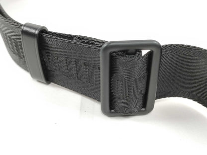 LOUIS VUITTON Louis Vuitton Signature Adjustable Strap Black with Black Hardware 95*4.5*0.5cm Strap