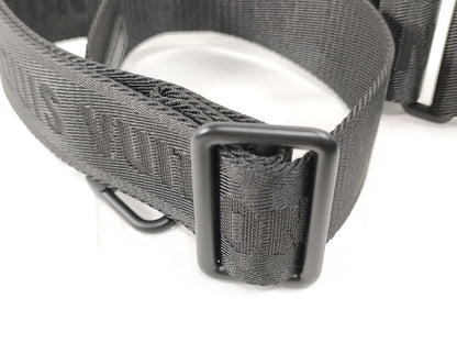 LOUIS VUITTON Louis Vuitton Signature Adjustable Strap, Black with Black Hardware, 95*4.5*0.5cm Strap