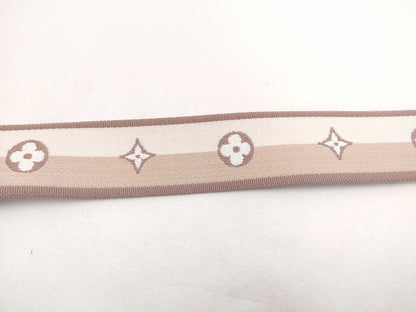 LOUIS VUITTON Signature Strap, Beige/Brown Canvas with Gold Hardware, 95*4.5*.05cm Strap