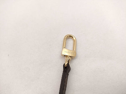 LOUIS VUITTON Louis Vuitton Monogram Adjustable Strap Brown with Gold Hardware 80*2*.05cm Strap