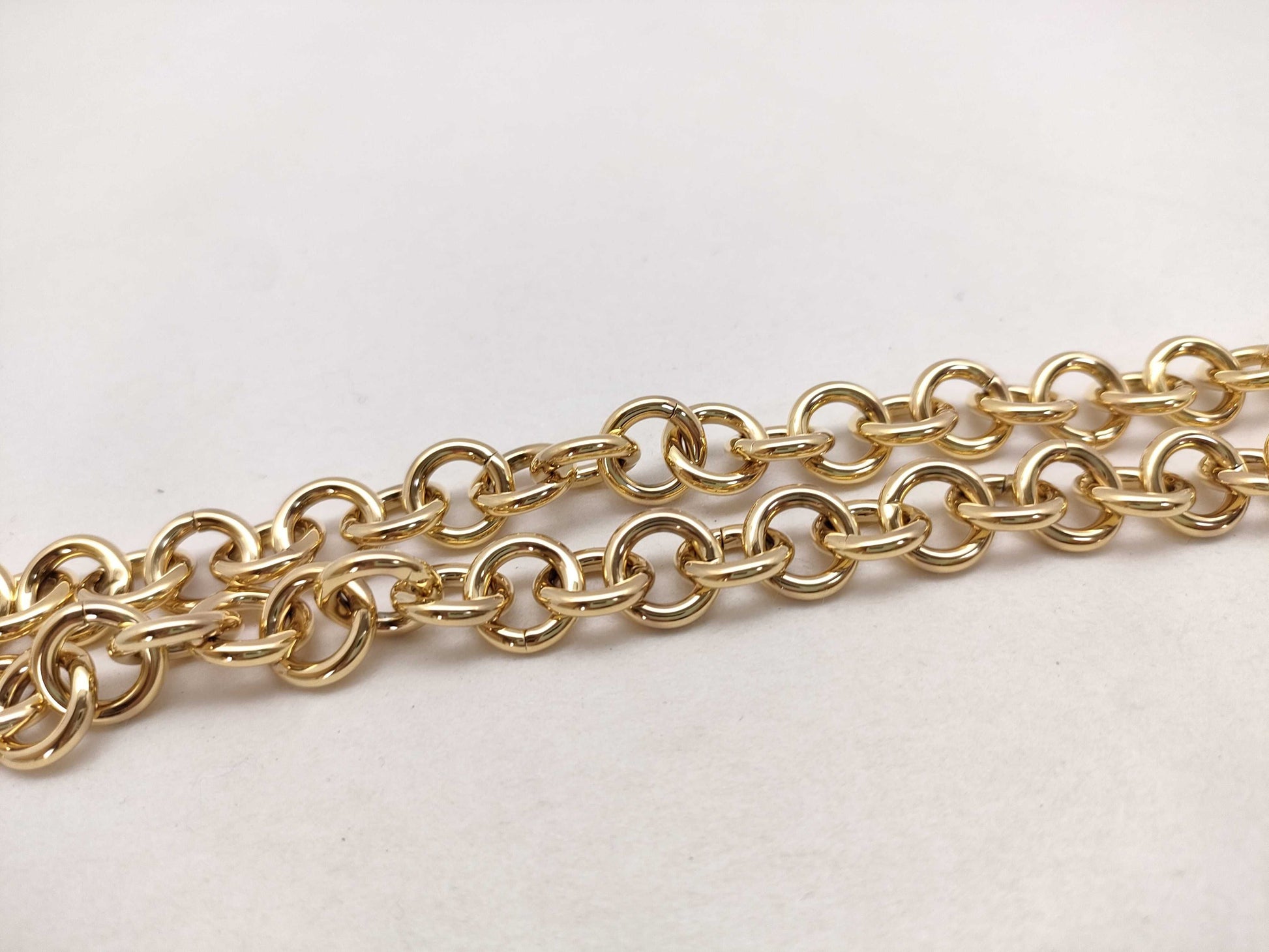 LOUIS VUITTON Gold Chain Strap with Gold Hardware, 55*1*1cm