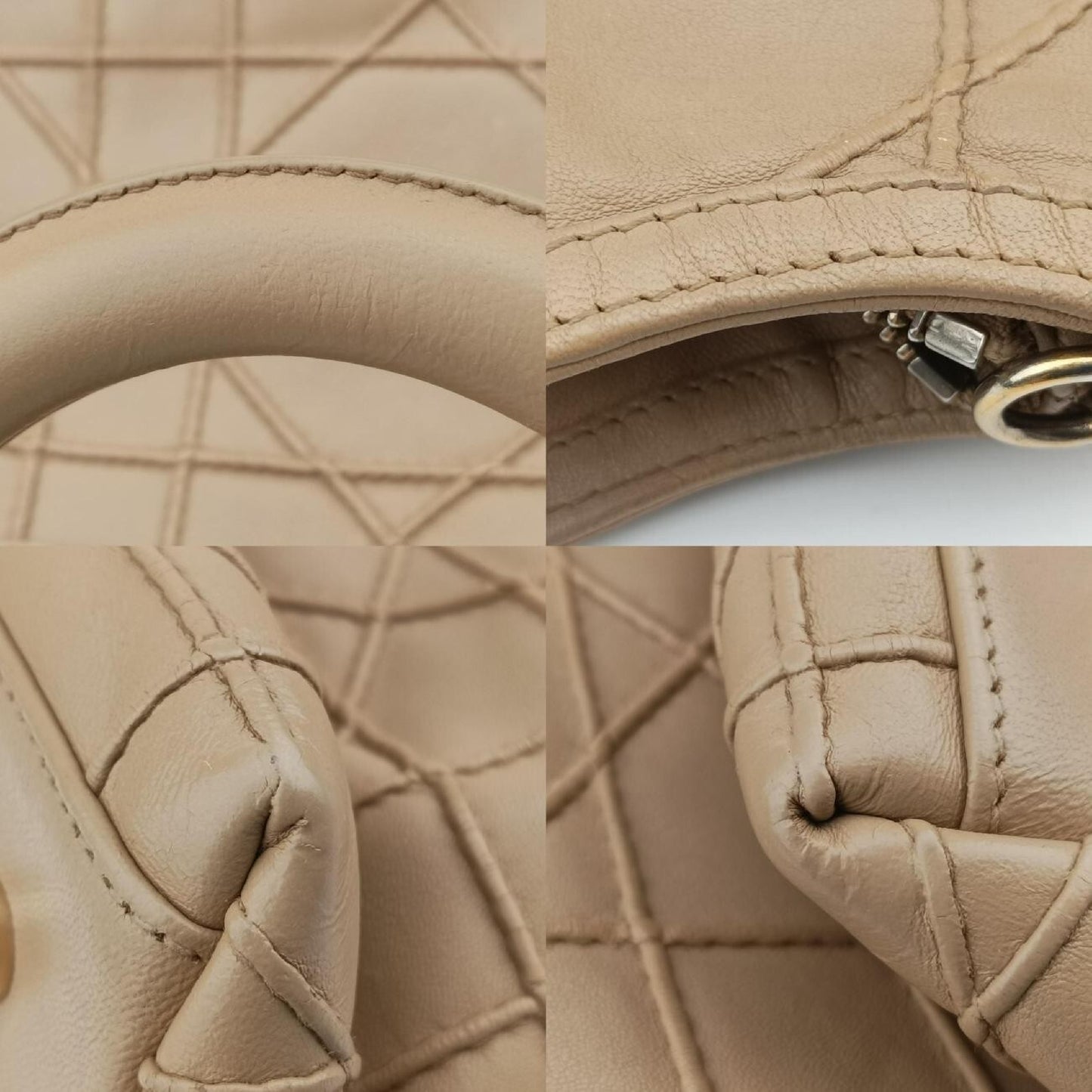 Dior Granville Beige Lambskin 08-MA-0152 Shoulder Bag
