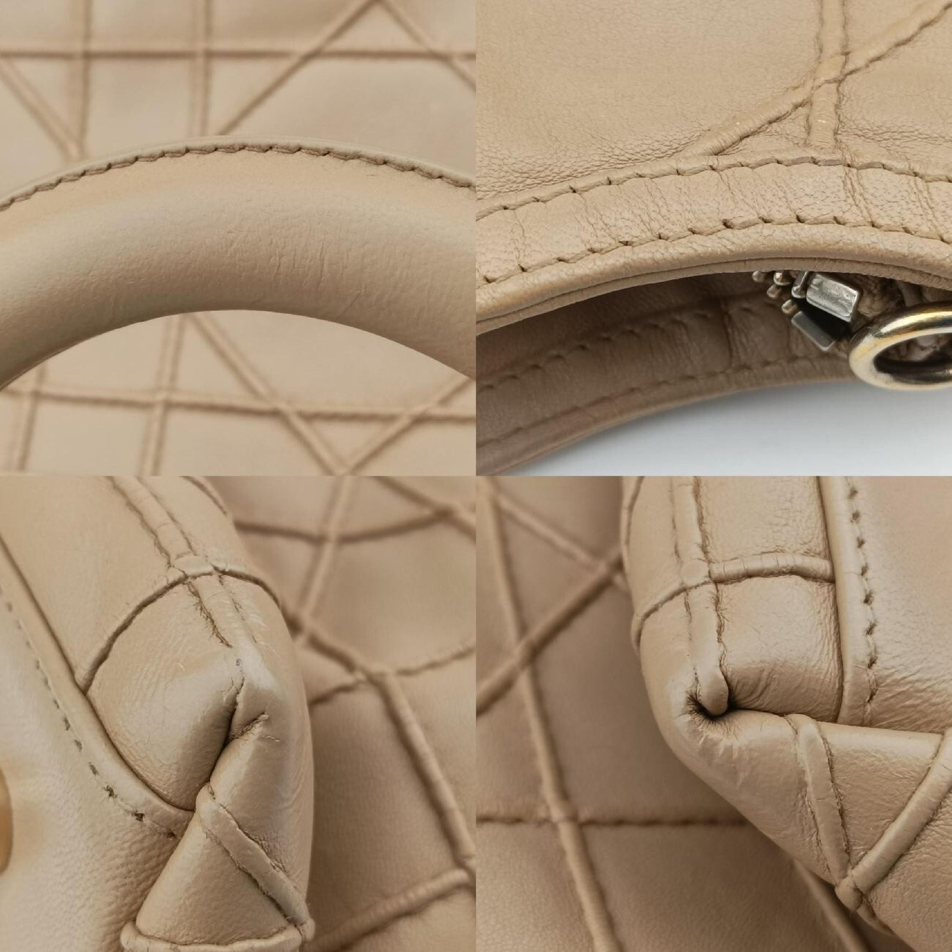 Dior Granville Beige Lambskin 08-MA-0152 Shoulder Bag