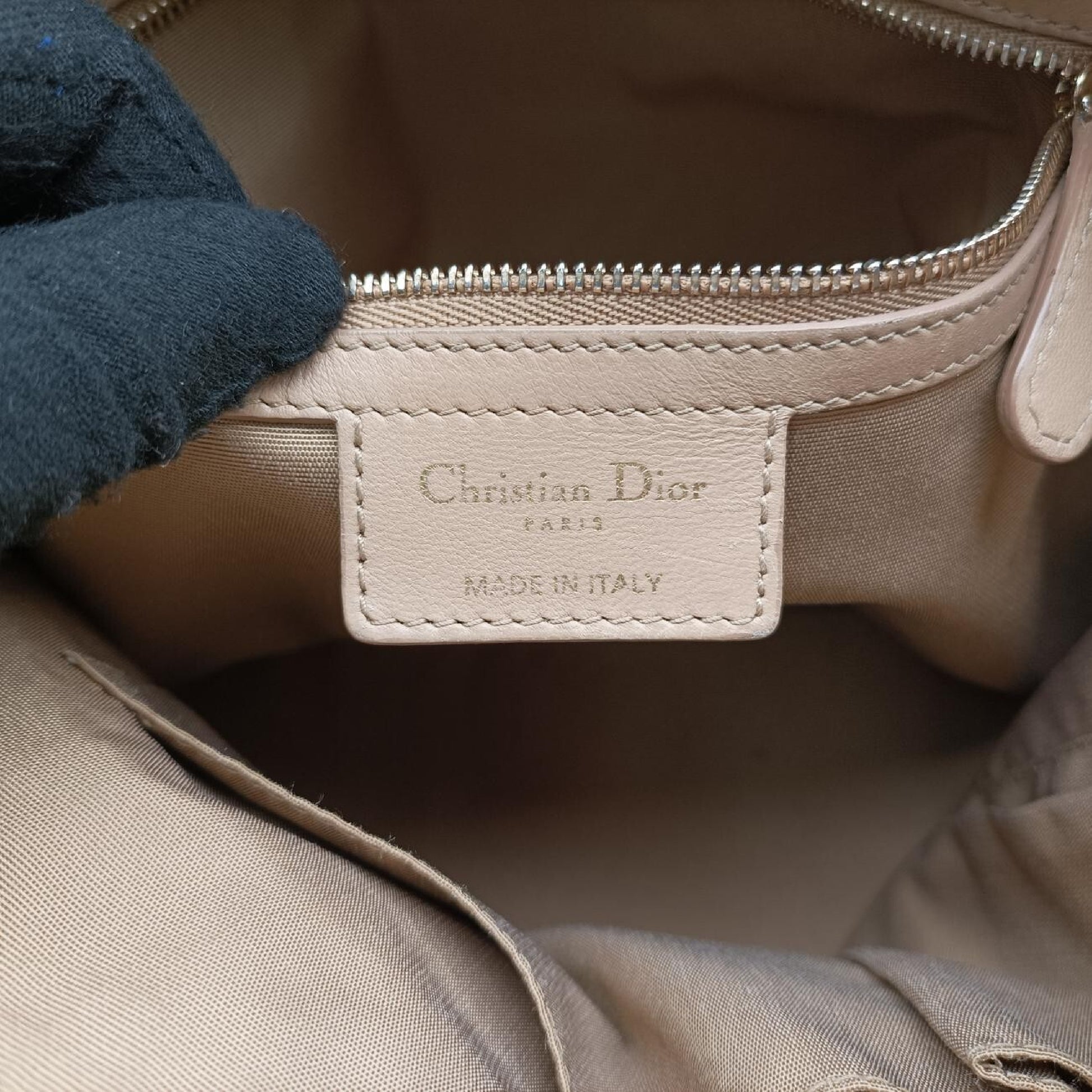 Dior Granville Beige Lambskin 08-MA-0152 Shoulder Bag