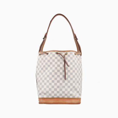 LOUIS VUITTON Noë Azur Damier Canvas N42222 Shoulder Bag, Unknown Production Number