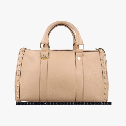 VERSACE La Medusa Beige Leather Handbag