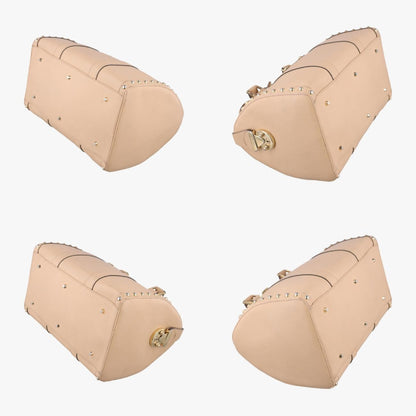 VERSACE La Medusa Beige Leather Handbag