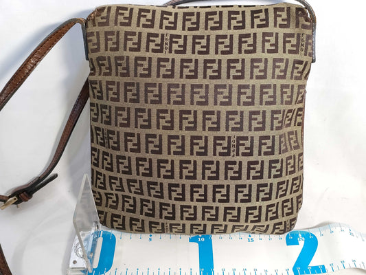 FENDI Zucchino Shoulder Bag