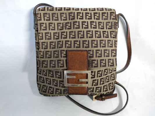 FENDI Zucchino Shoulder Bag