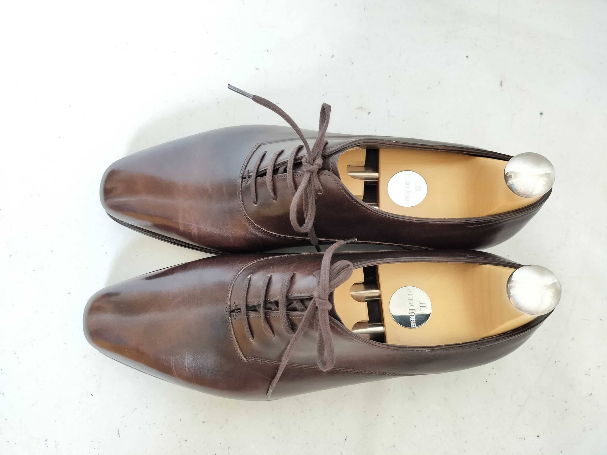 John Lobb Becketts Dark Brown 7E8000 Business Shoes