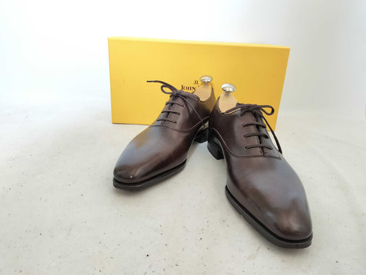 John Lobb Becketts Dark Brown 7E8000 Business Shoes