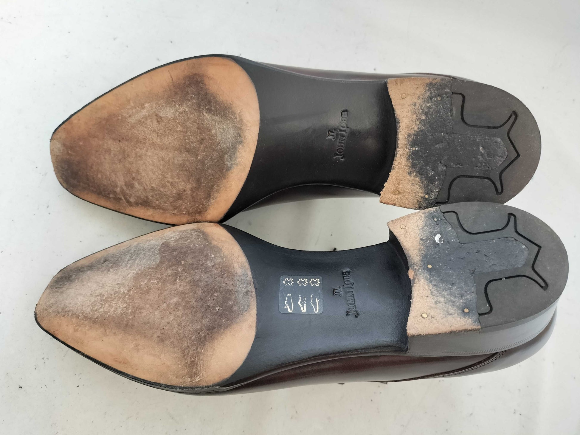 John Lobb Becketts Dark Brown 7E8000 Business Shoes