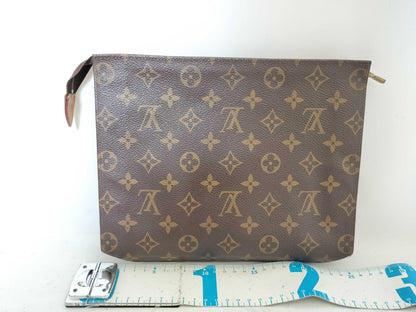 LOUIS VUITTON AN0932 Monogram LOUIS VUITTON Monogram Pochette Toilette M47542 AN0932 Pouch