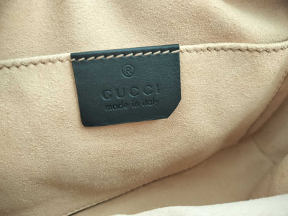 GUCCI GG Supreme Ophidia Suede Shoulder Bag in Red