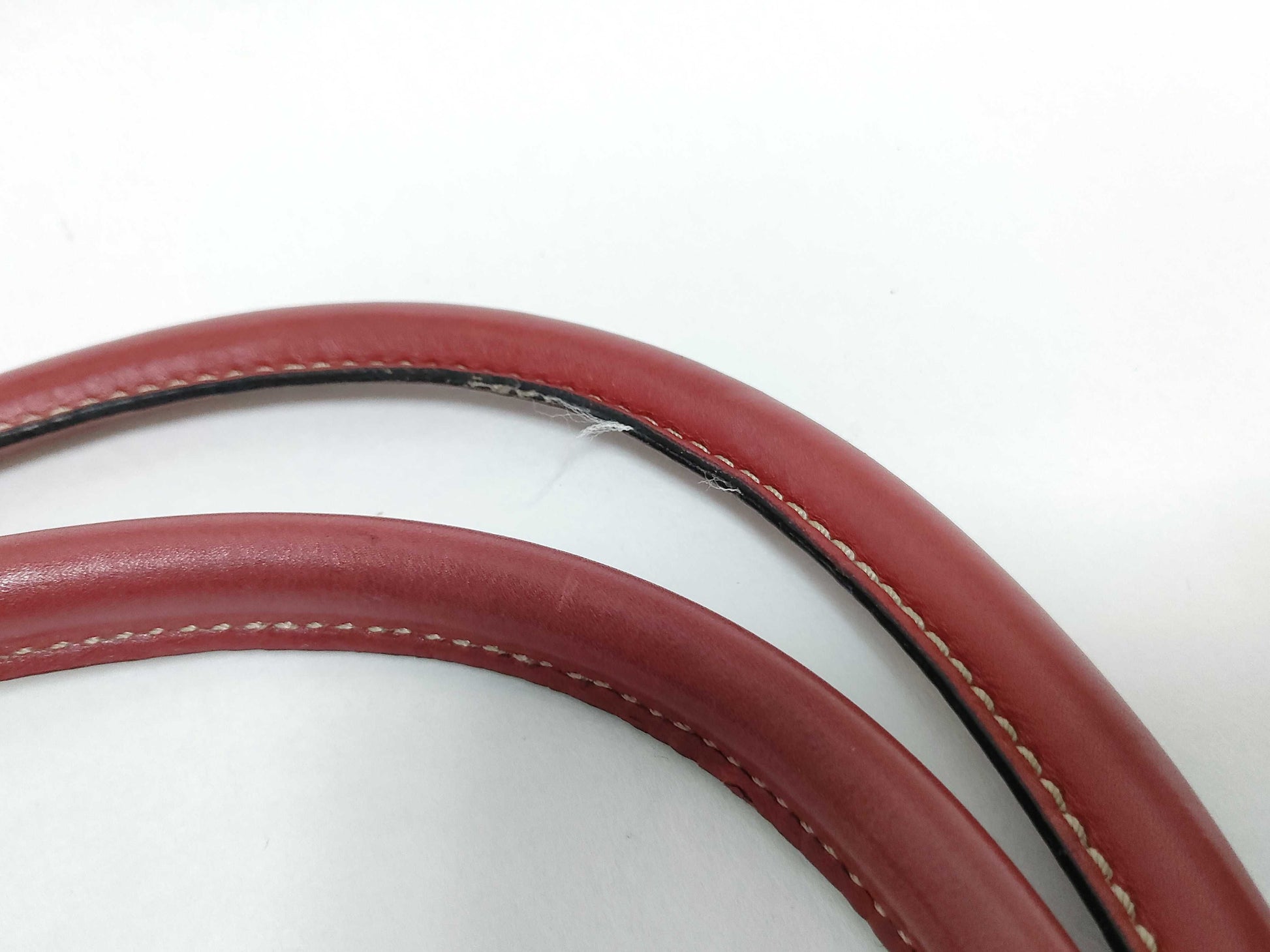 GUCCI Guccissima GUCCI GG Supreme Leather Handbag Red Handbag