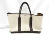 HERMES Garden Party PM Toile H Maroon □G Handbag
