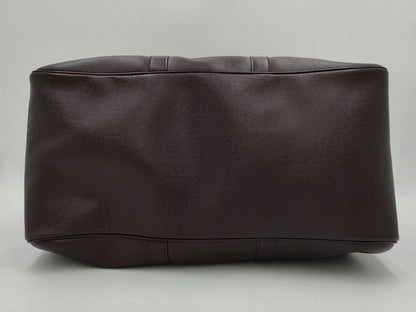 LOUIS VUITTON Boston Bag Taiga Kendall GM with Stitching, Personalized Name, M30116