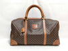 CELINE Boston Bag Macadam Brown Boston Bag