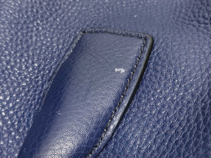 PRADA Prada Tote Bag, Leather, Navy, bn2671, 2-Way Tote Bag
