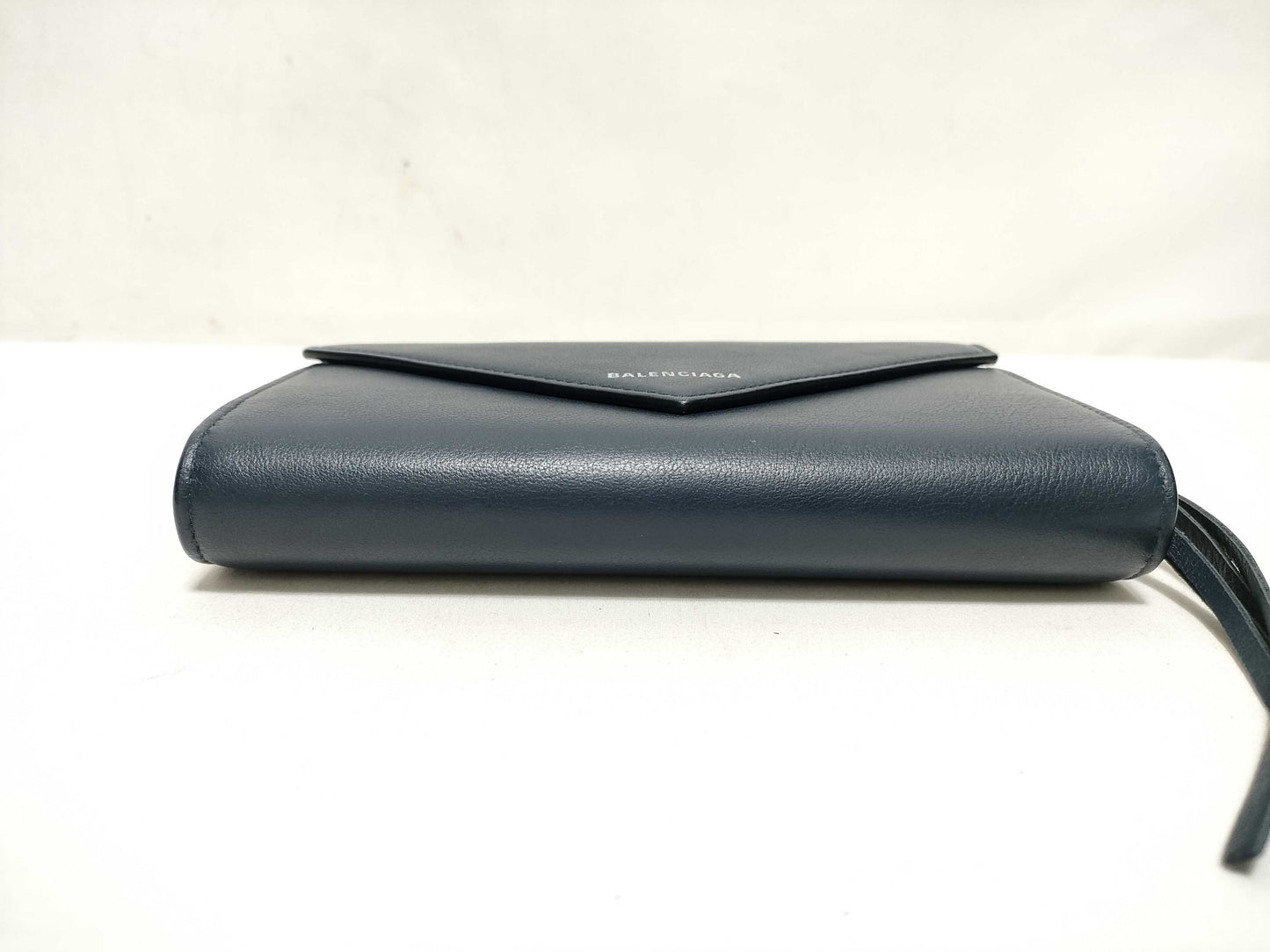 BALENCIAGA Paper Money Leather Bifold Long Wallet 371661